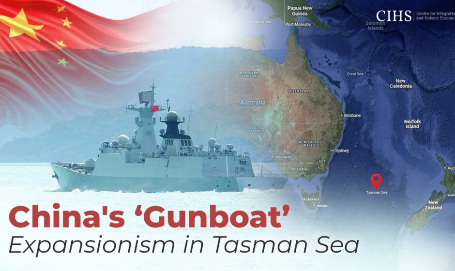 China Extends to Tasman Sea