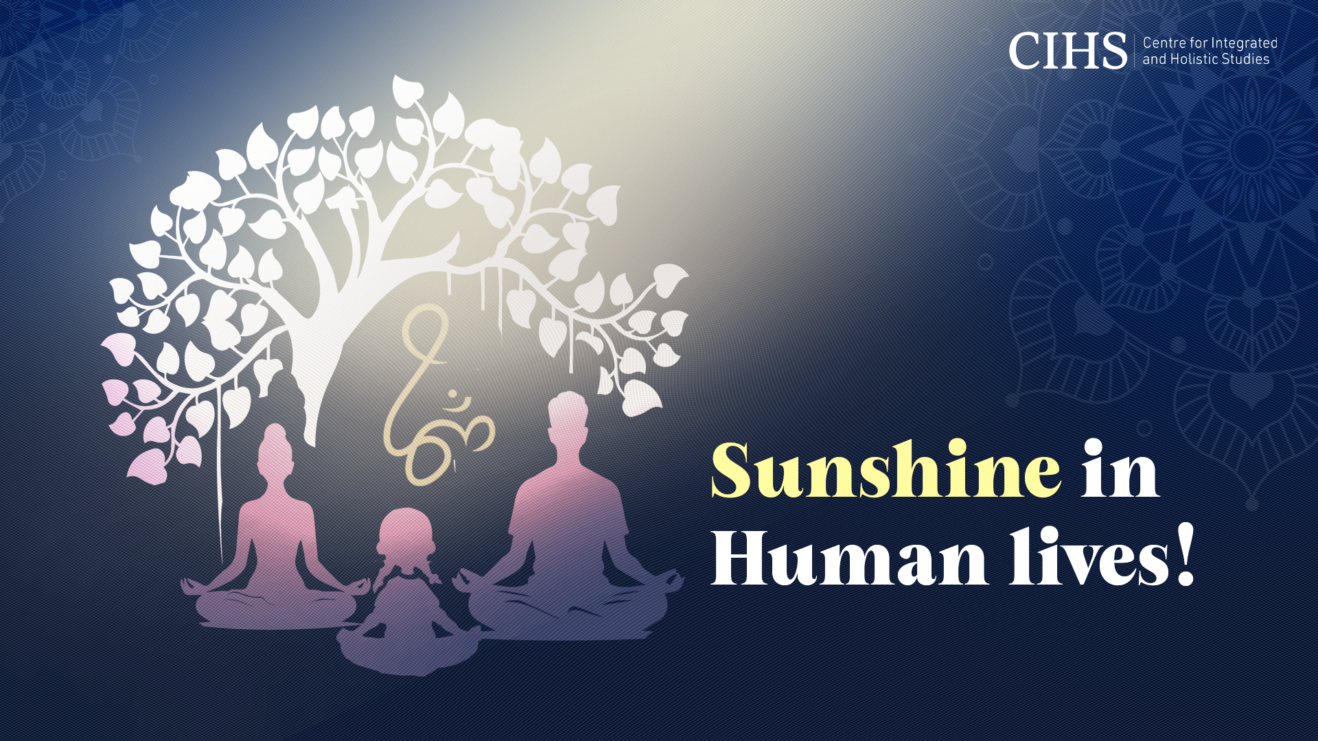 Sunshine in Human lives!