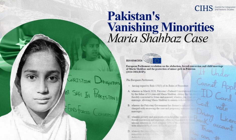 Pakistan's Vanishing Minorities: Maria Shahbaz Case