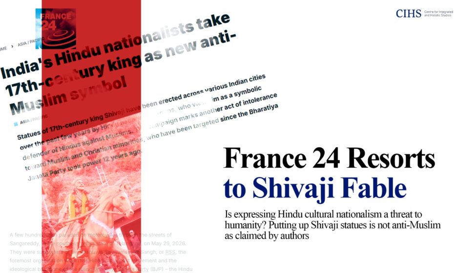 France 24 Resorts to Shivaji Fable
