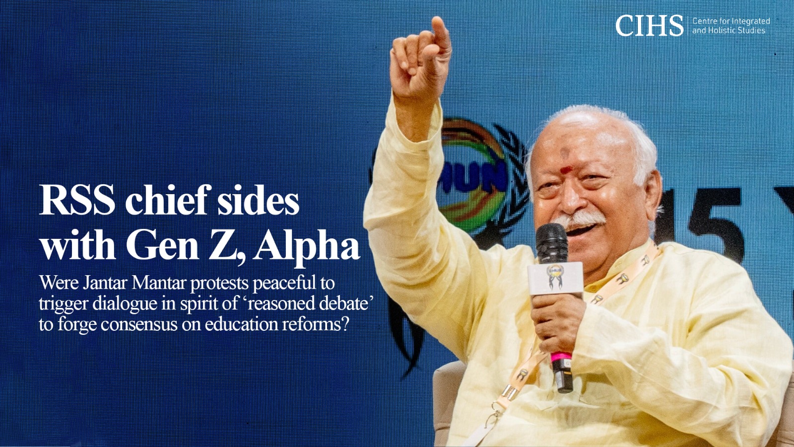 RSS Chief Sides with Gen Z, Alpha