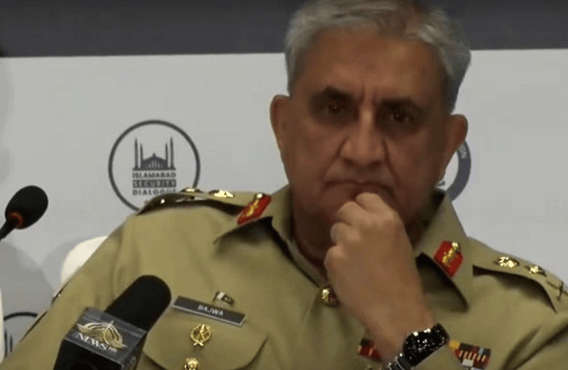 Corrupt Pak Army General,                        rudderless security establishment