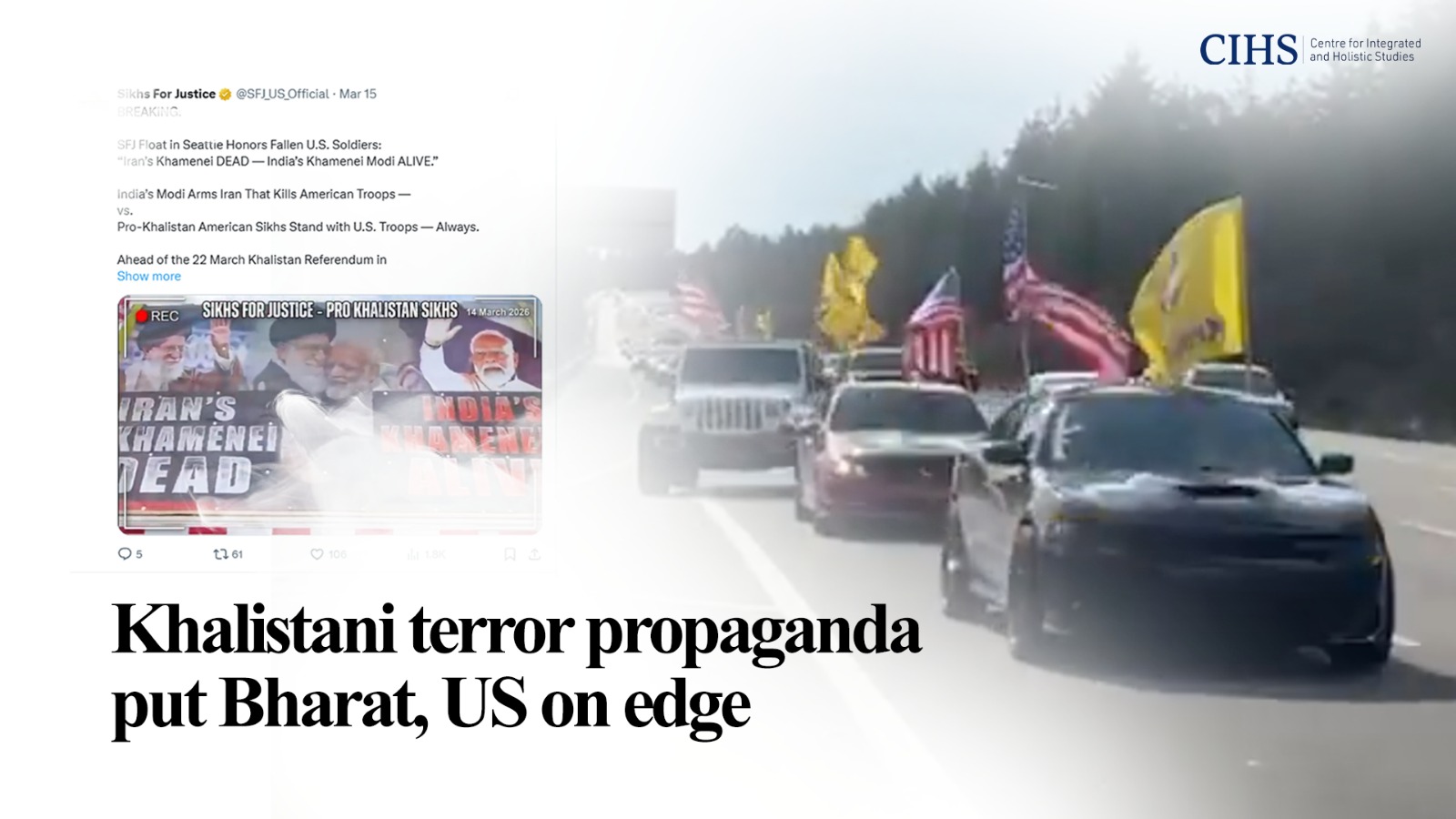 Khalistani Terror Propaganda Put Bharat, US on Edge